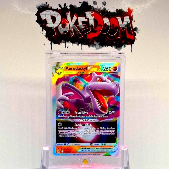 Pokemon Other - Pokemon Aerodactyl VSTAR Pokémon Lost Origin #93/196 - Full Art Holo